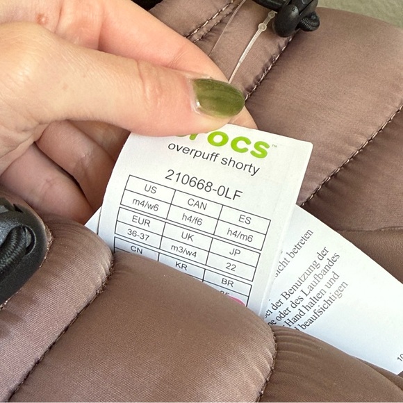 Crocs Overpuff Shorty Slip-Ons truffle brown - Picture 7 of 8